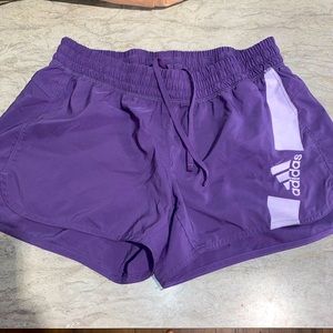 Adidas Women's Size M- Tech Purple Pacer Running Shorts